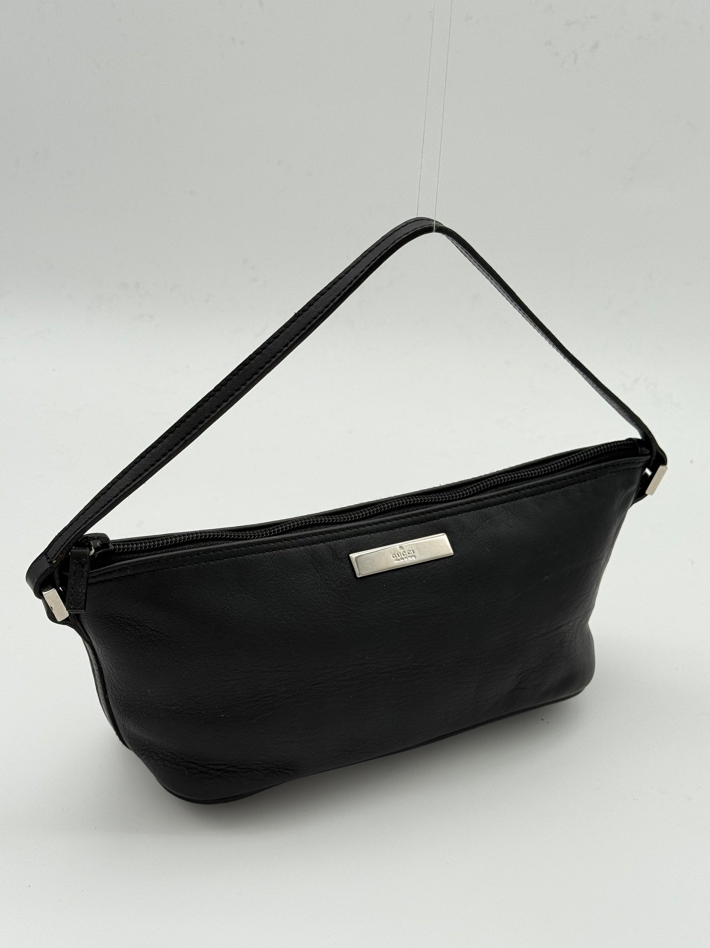 Gucci Black Leather Mini Shoulder Bag