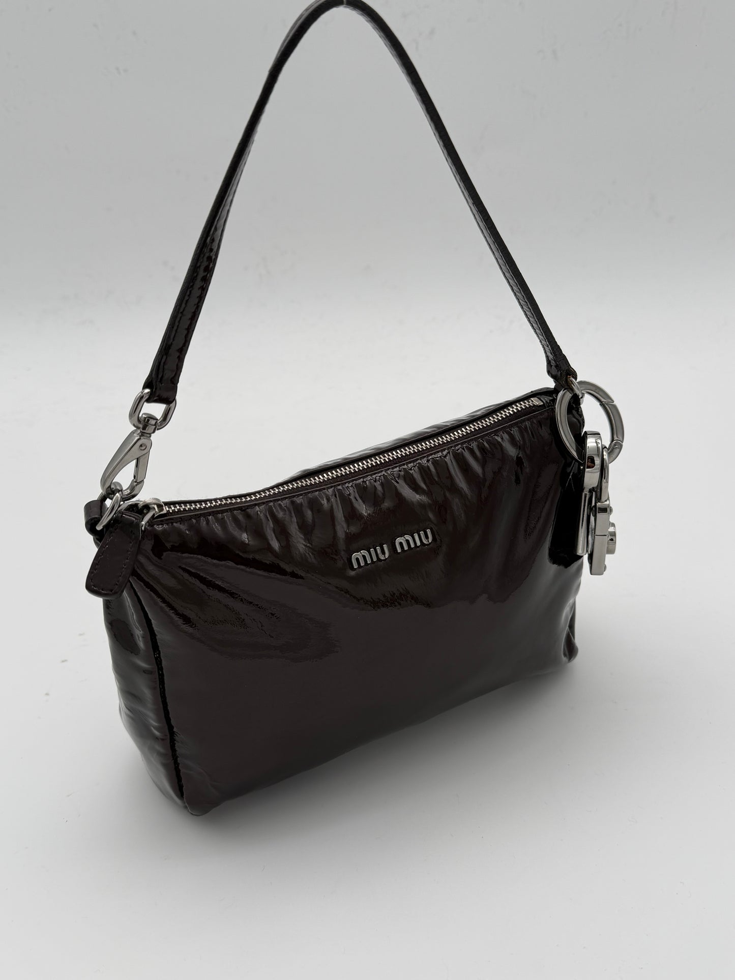 Miu Miu Patent Leather Shoulder Bag