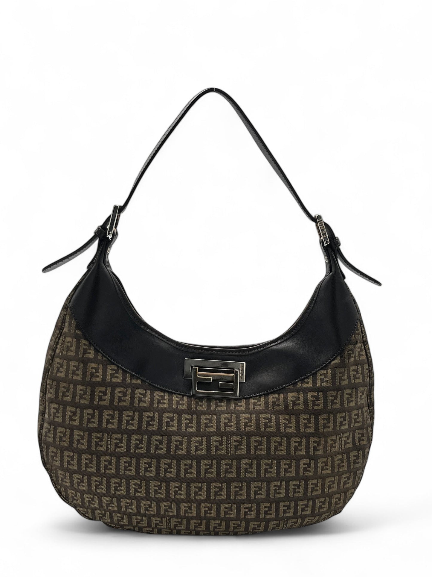 Fendi FF Canvas Shoulder Bag