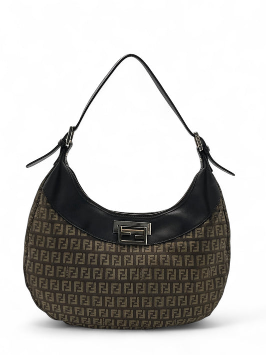 Fendi FF Canvas Shoulder Bag