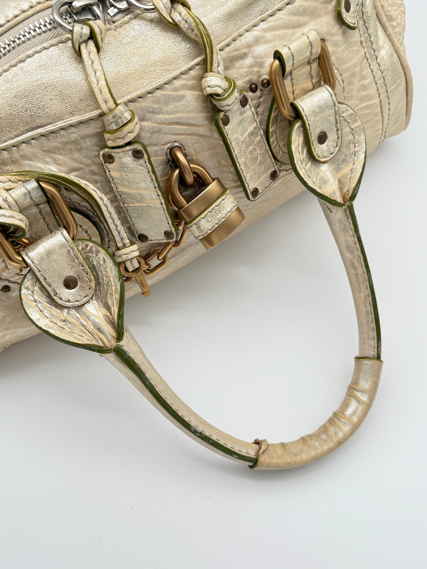 Chloé Paddington Metallic Gold Bag