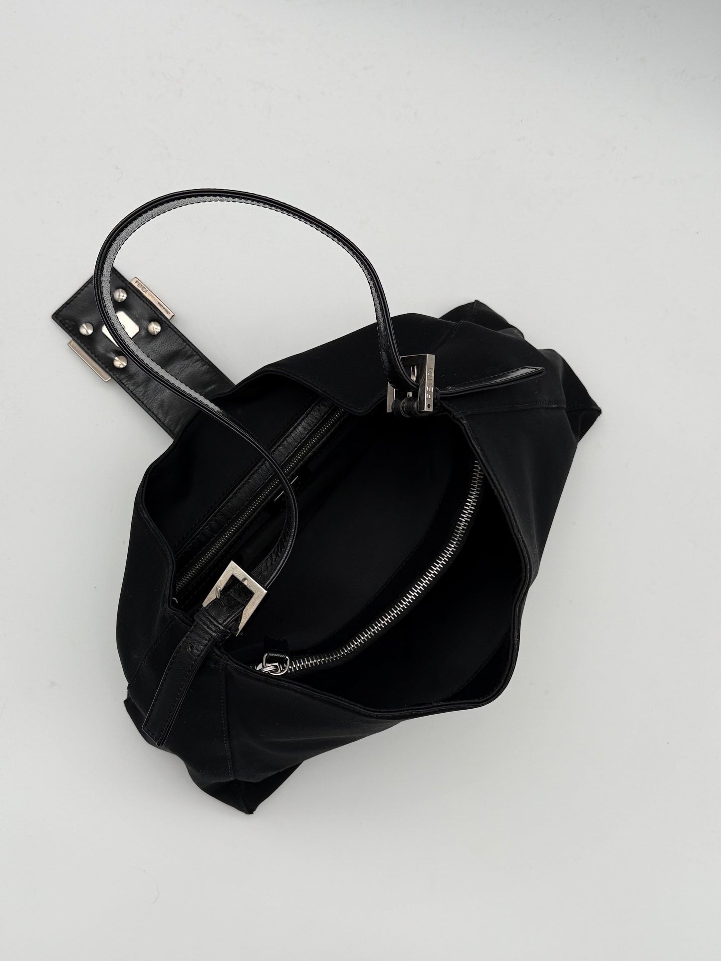 Fendi Baguette canvas Nylon HandBag