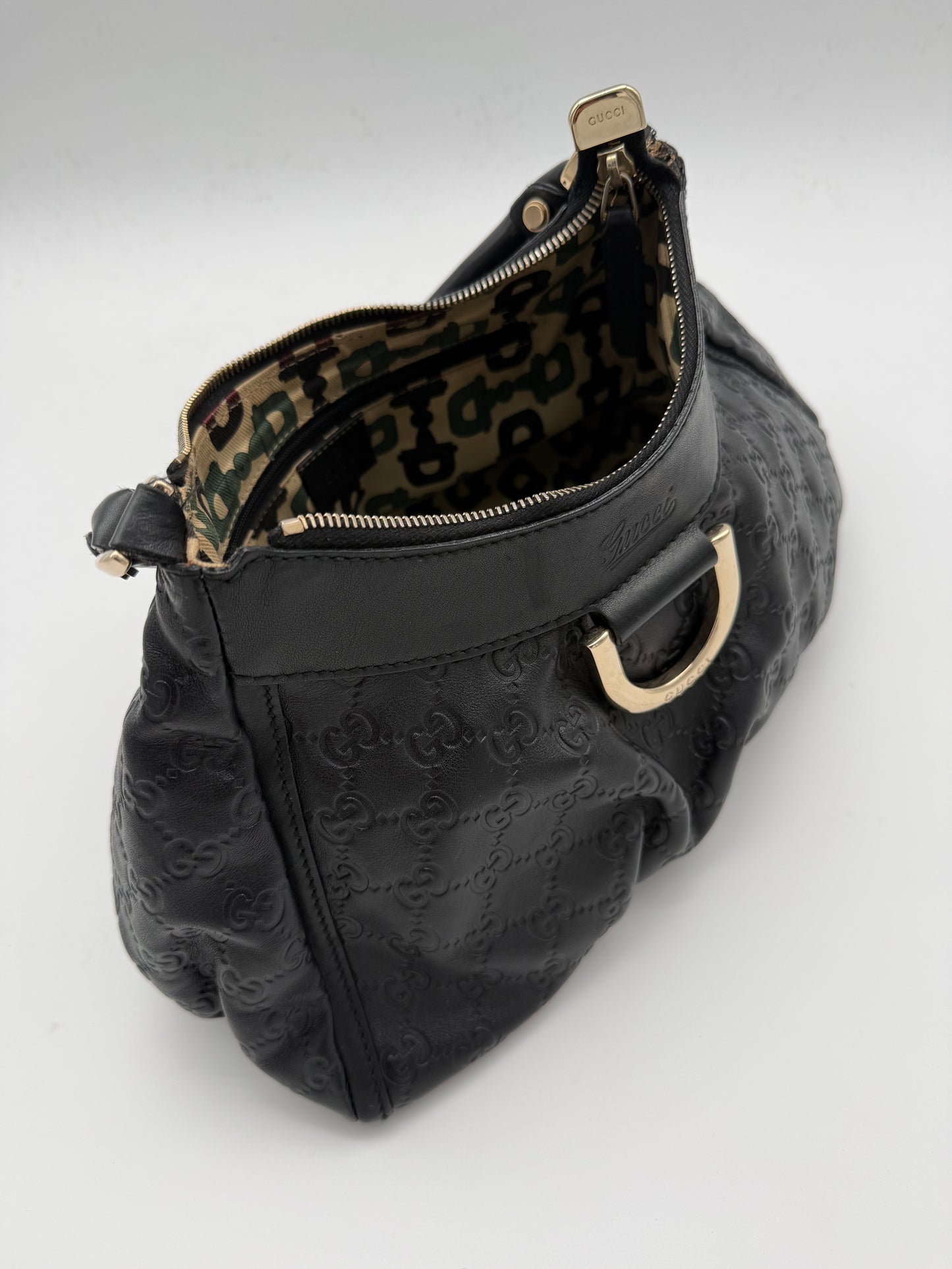 Gucci Guccissima Leather Shoulder Bag