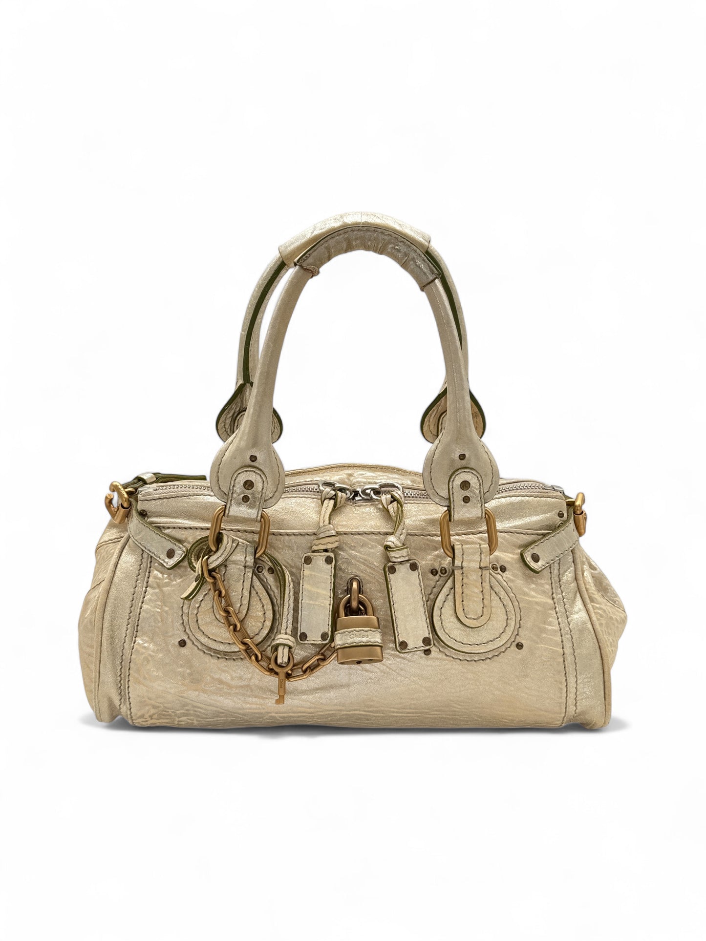 Chloé Paddington Metallic Gold Bag