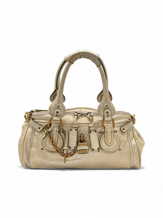 Chloé Paddington Metallic Gold Bag
