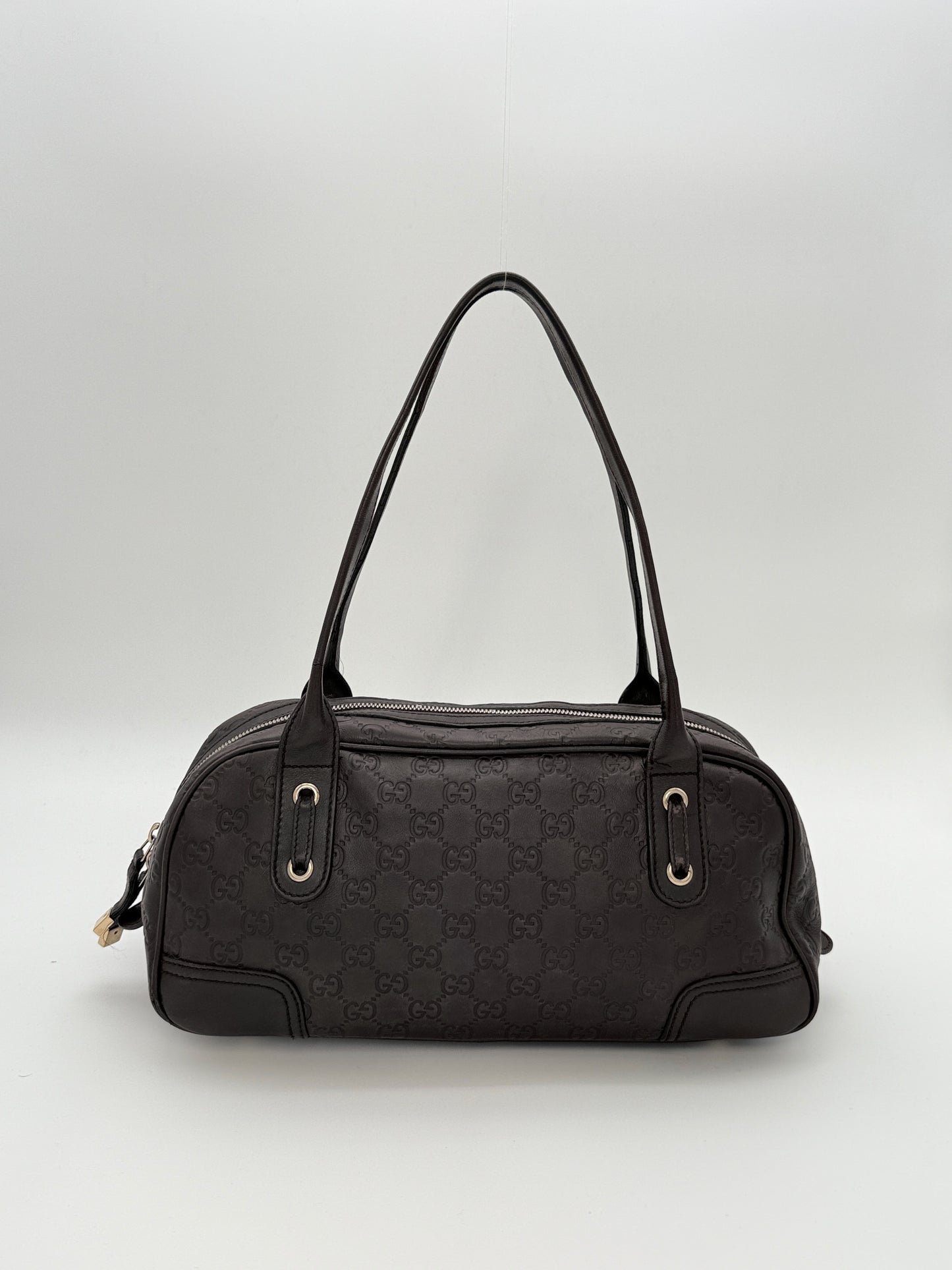 Gucci Princy Dark Burgundy GG Leather Bag