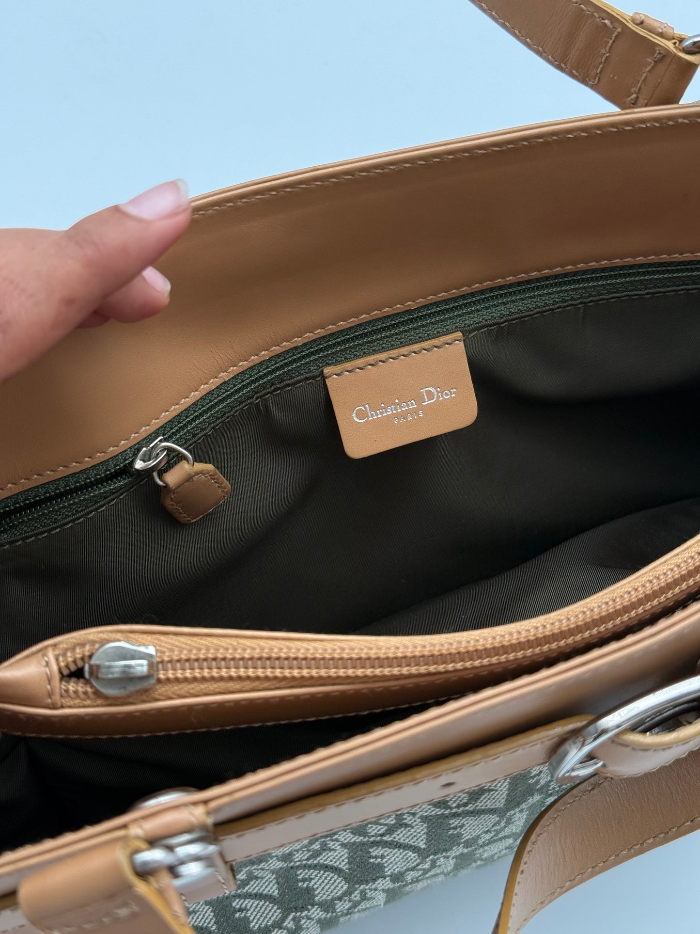 Christian Dior Diorissimo shoulder Bag in Oblique Canvas
