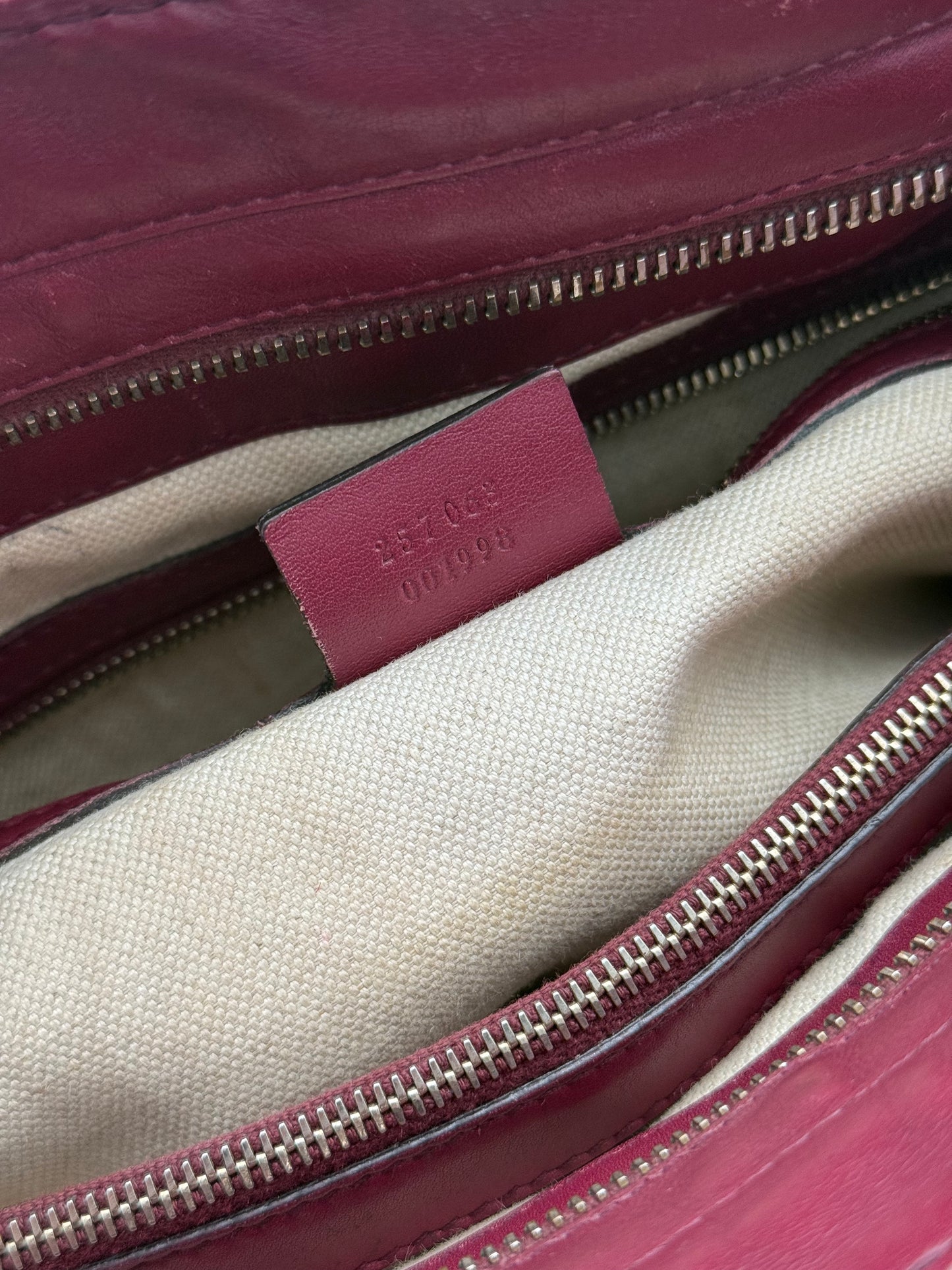 Gucci GG Embossed Leather Tote