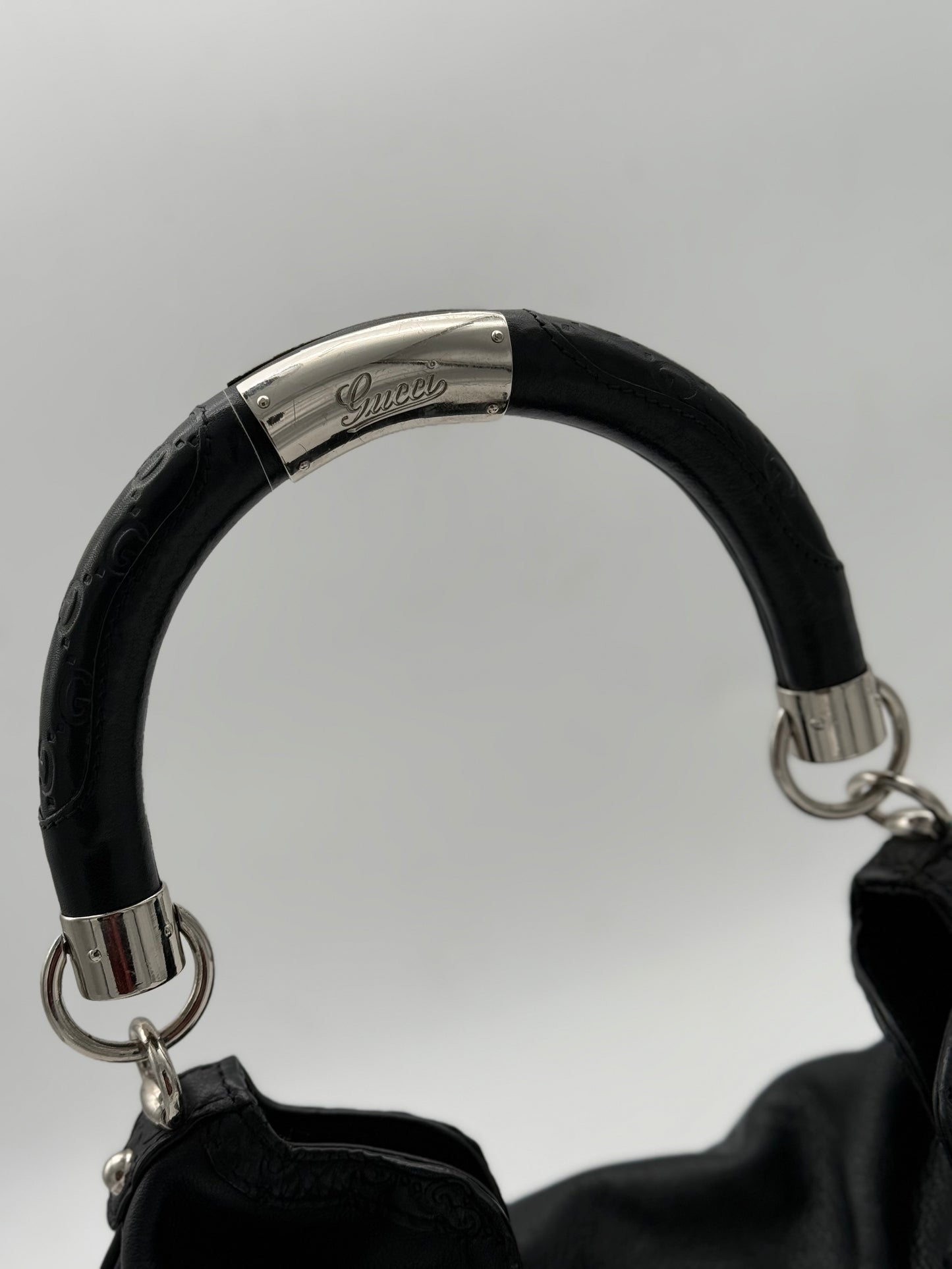 Gucci Indy Leather Hobo Bag