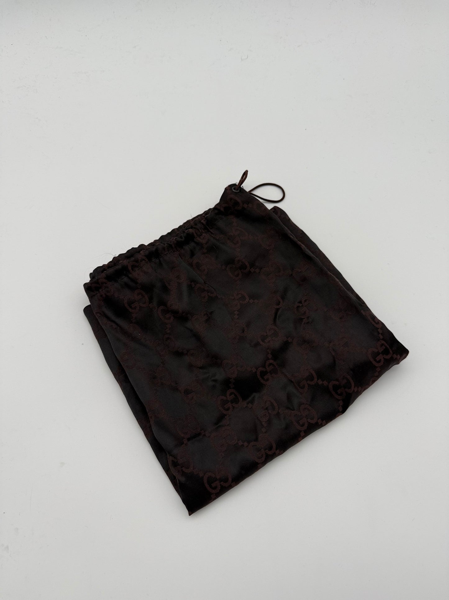 Gucci Jackie GG Canvas & Black Leather Shoulder Bag