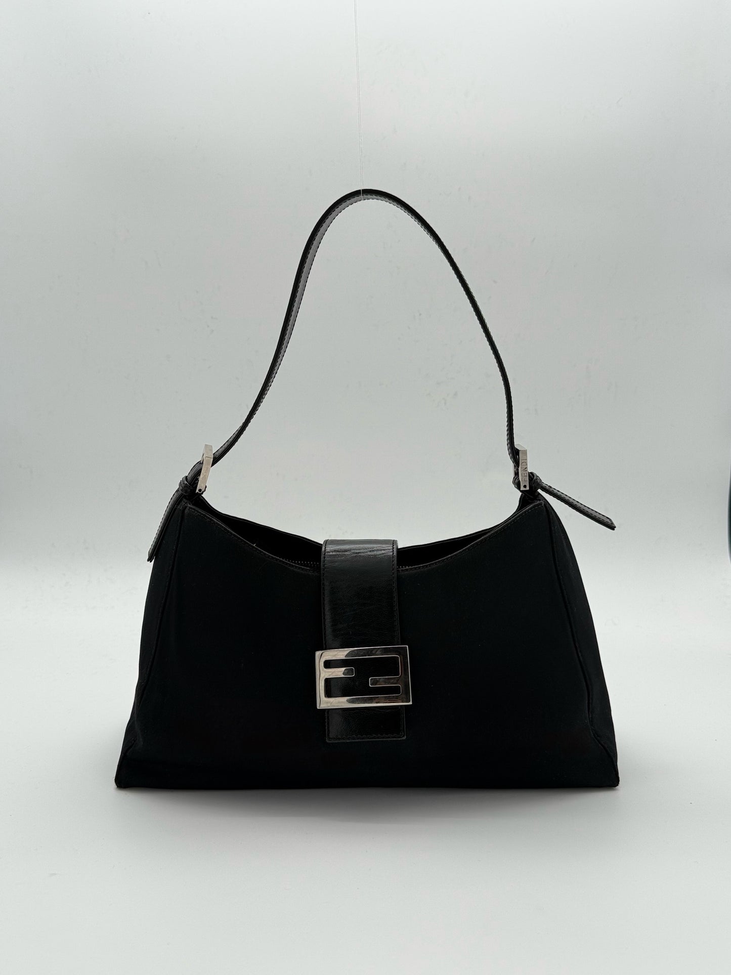 Fendi Baguette canvas Nylon HandBag