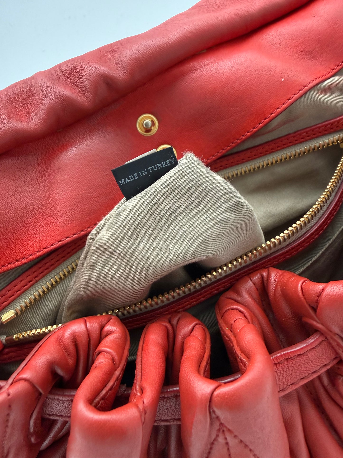 Miu Miu Matelassé Leather Flap Shoulder Bag