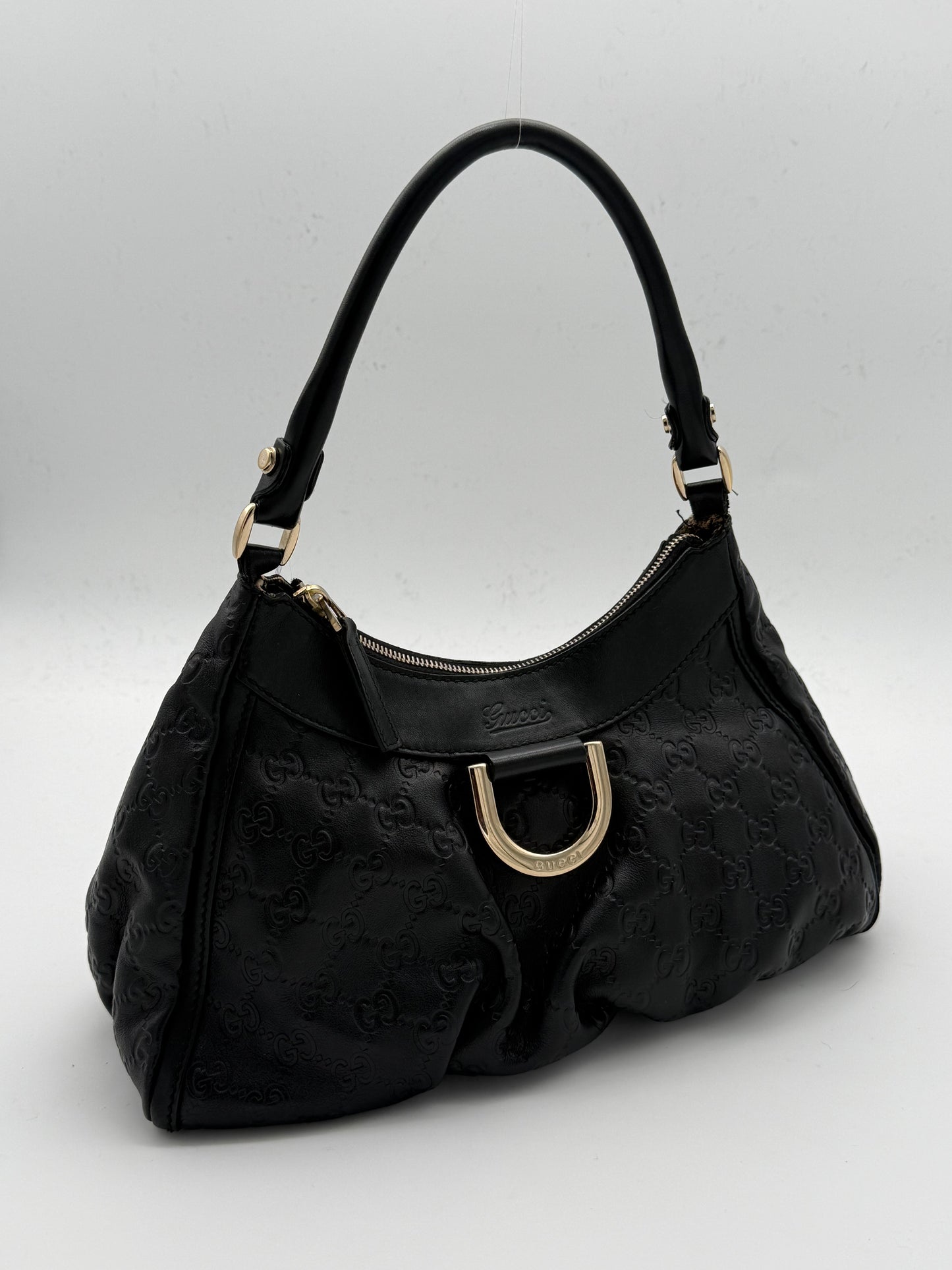 Gucci Guccissima Leather Shoulder Bag