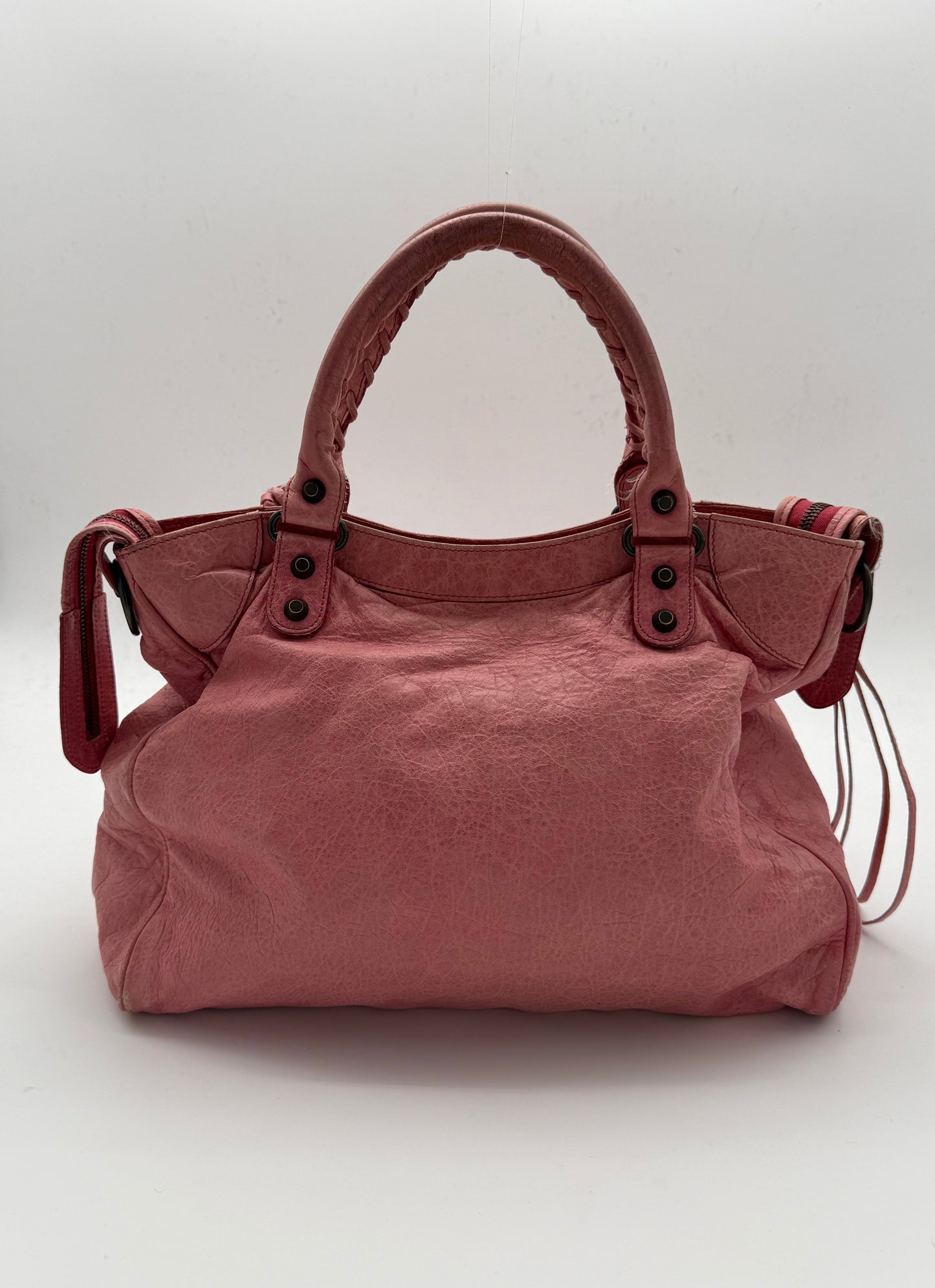 Balenciaga Classic City Bag – Pink Leather