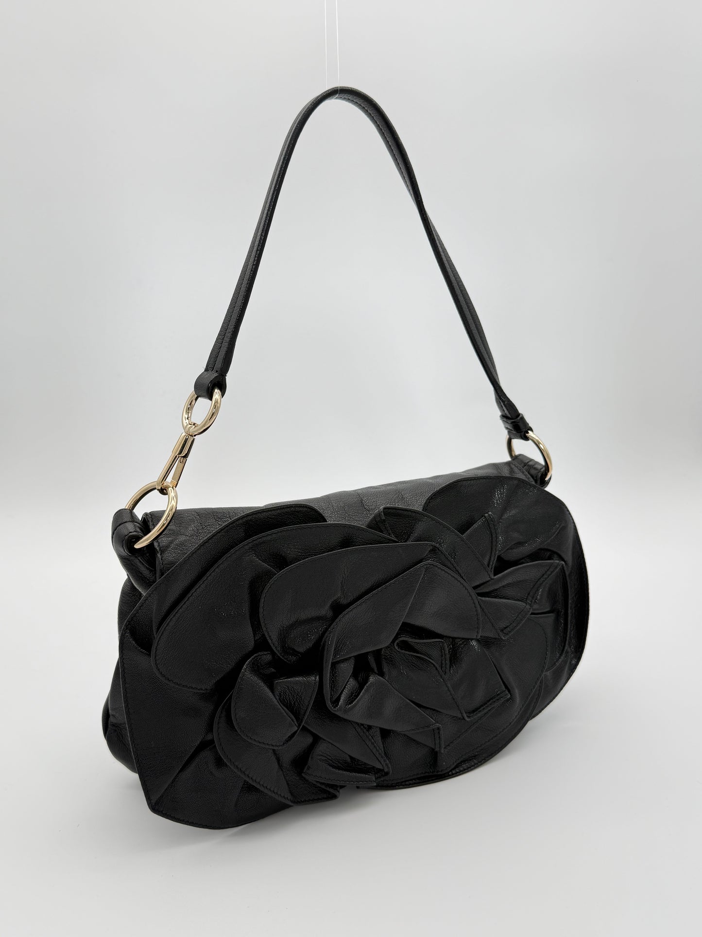 Yves Saint Laurent Nadja Floral Shoulder Bag