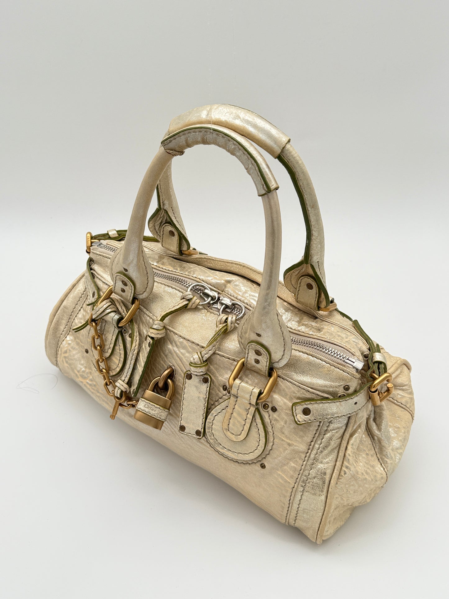 Chloé Paddington Metallic Gold Bag