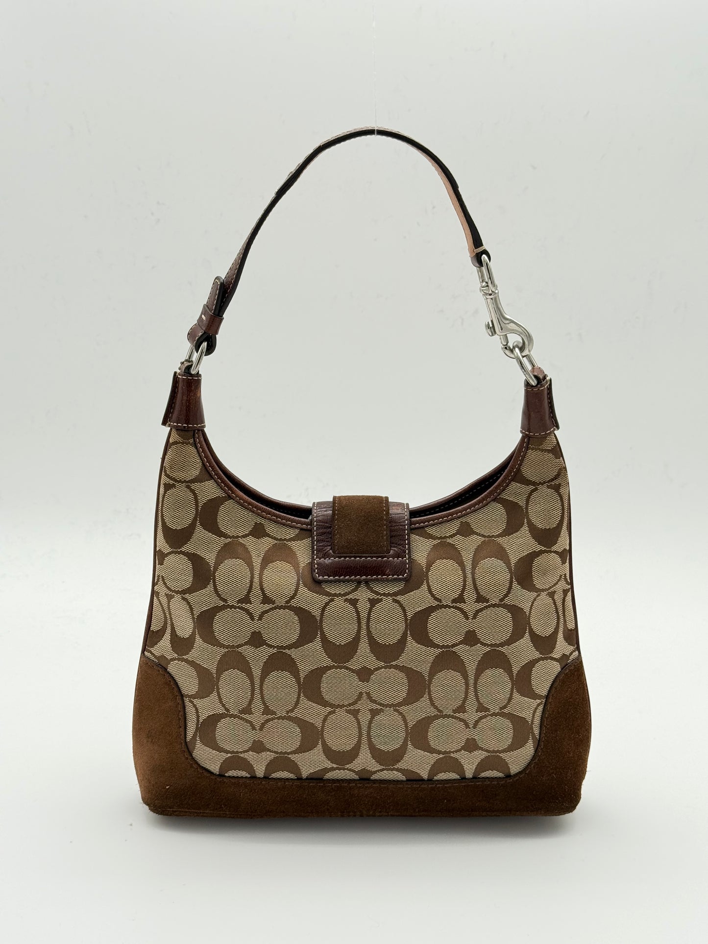 Coach Signature Buckle Shoulder Bag