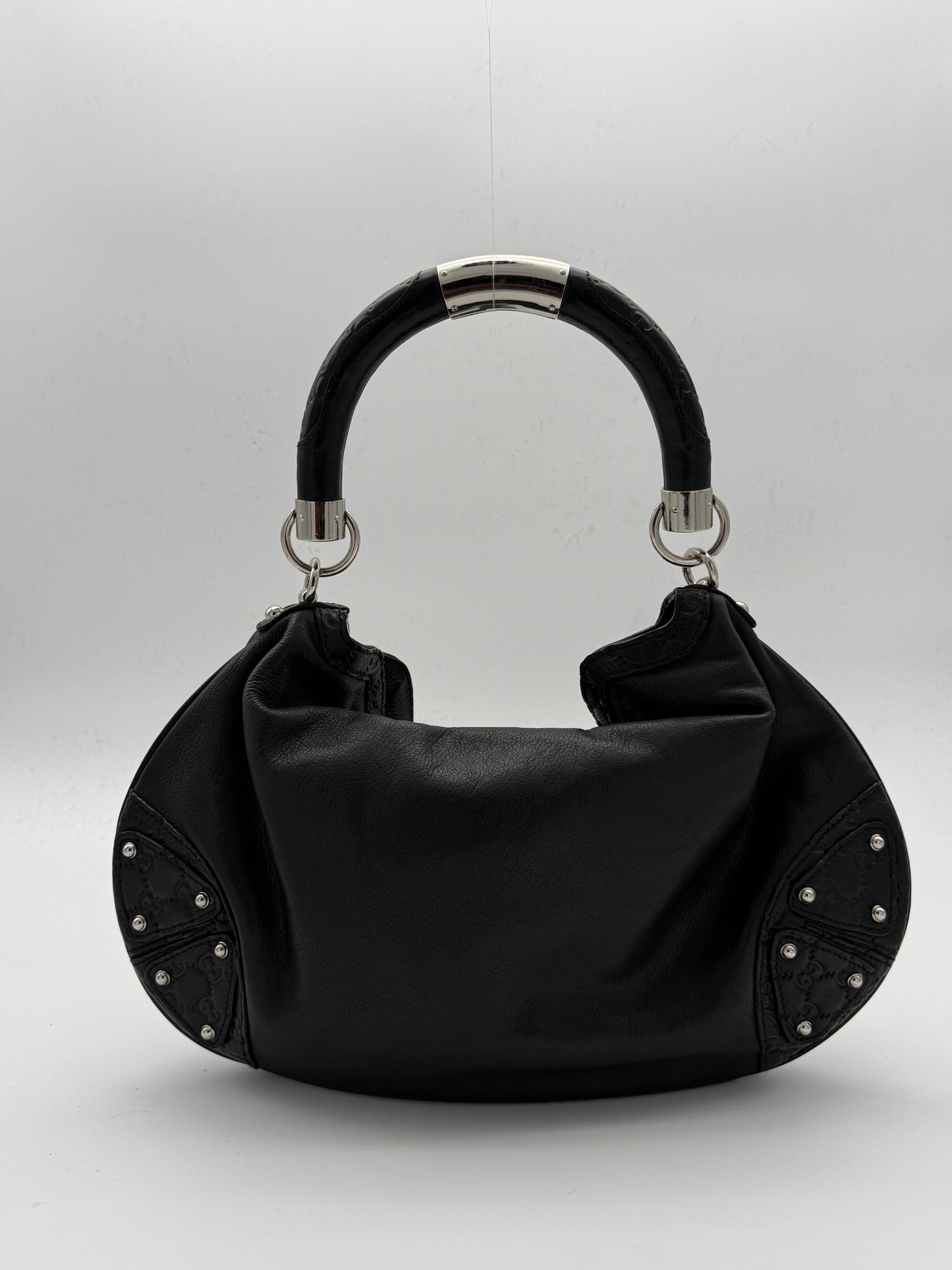 Gucci Indy Leather Hobo Bag