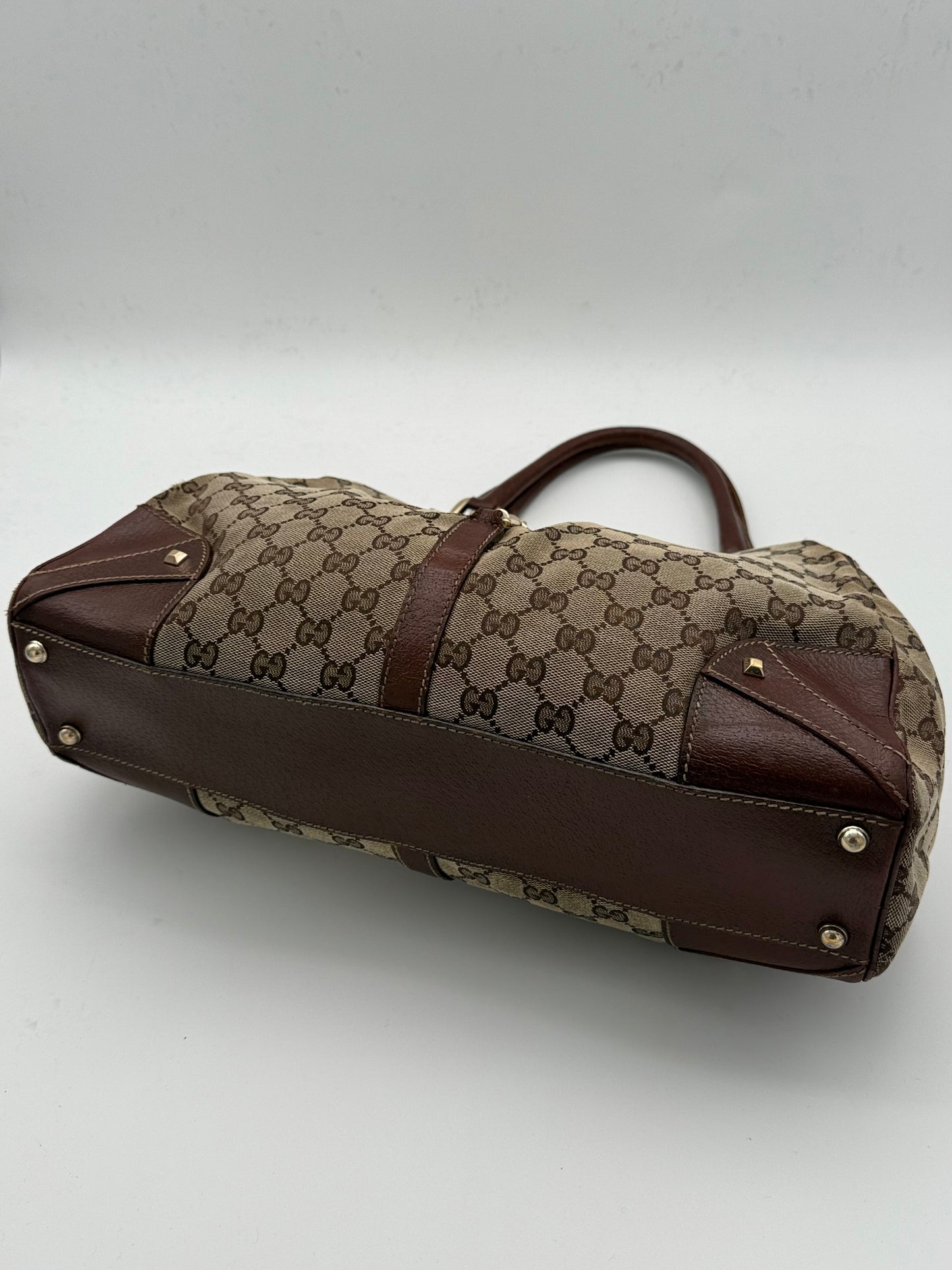 Gucci Monogram Canvas Shoulder Bag