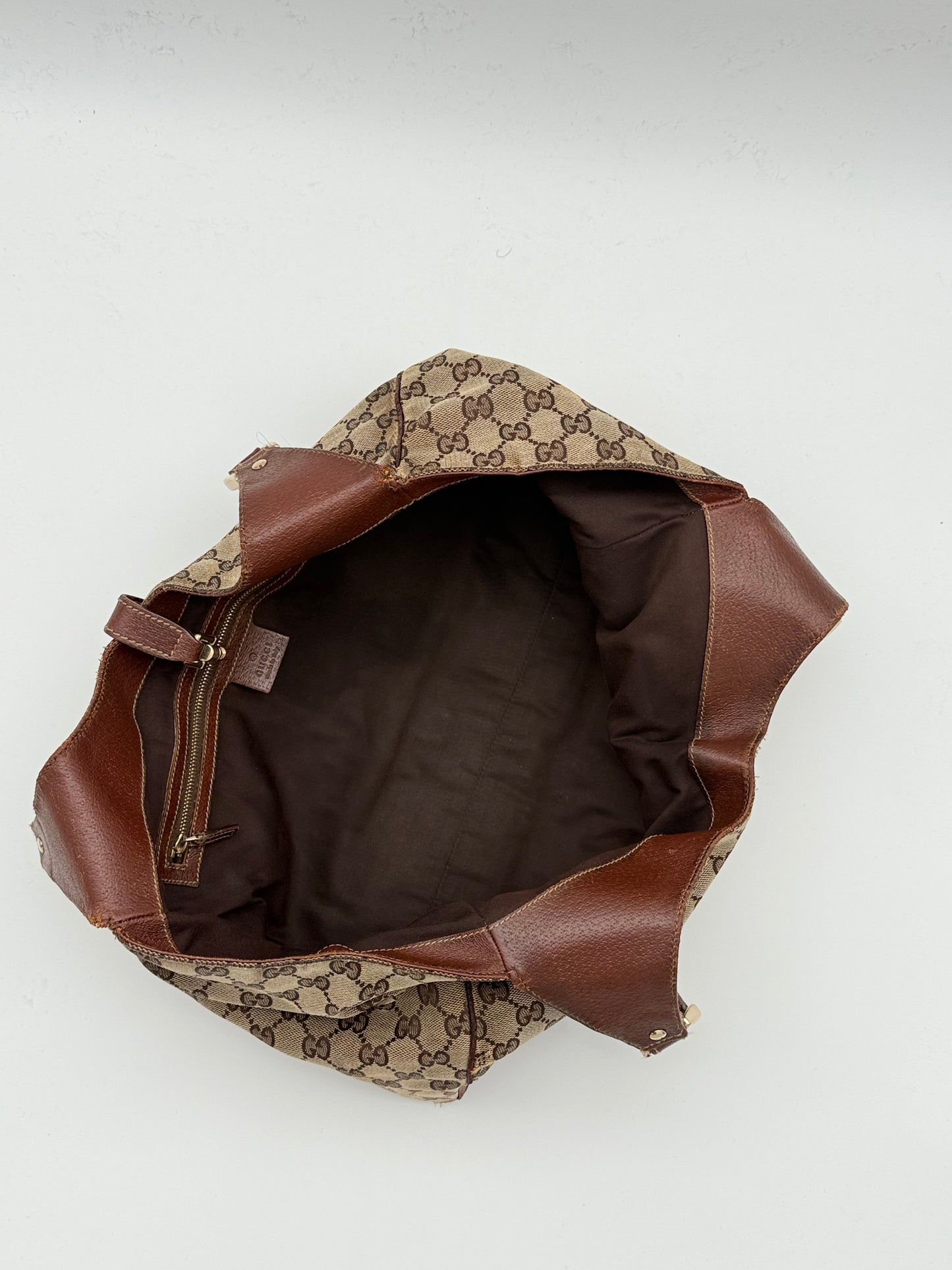Gucci Monogram Canvas Shoulder Bag