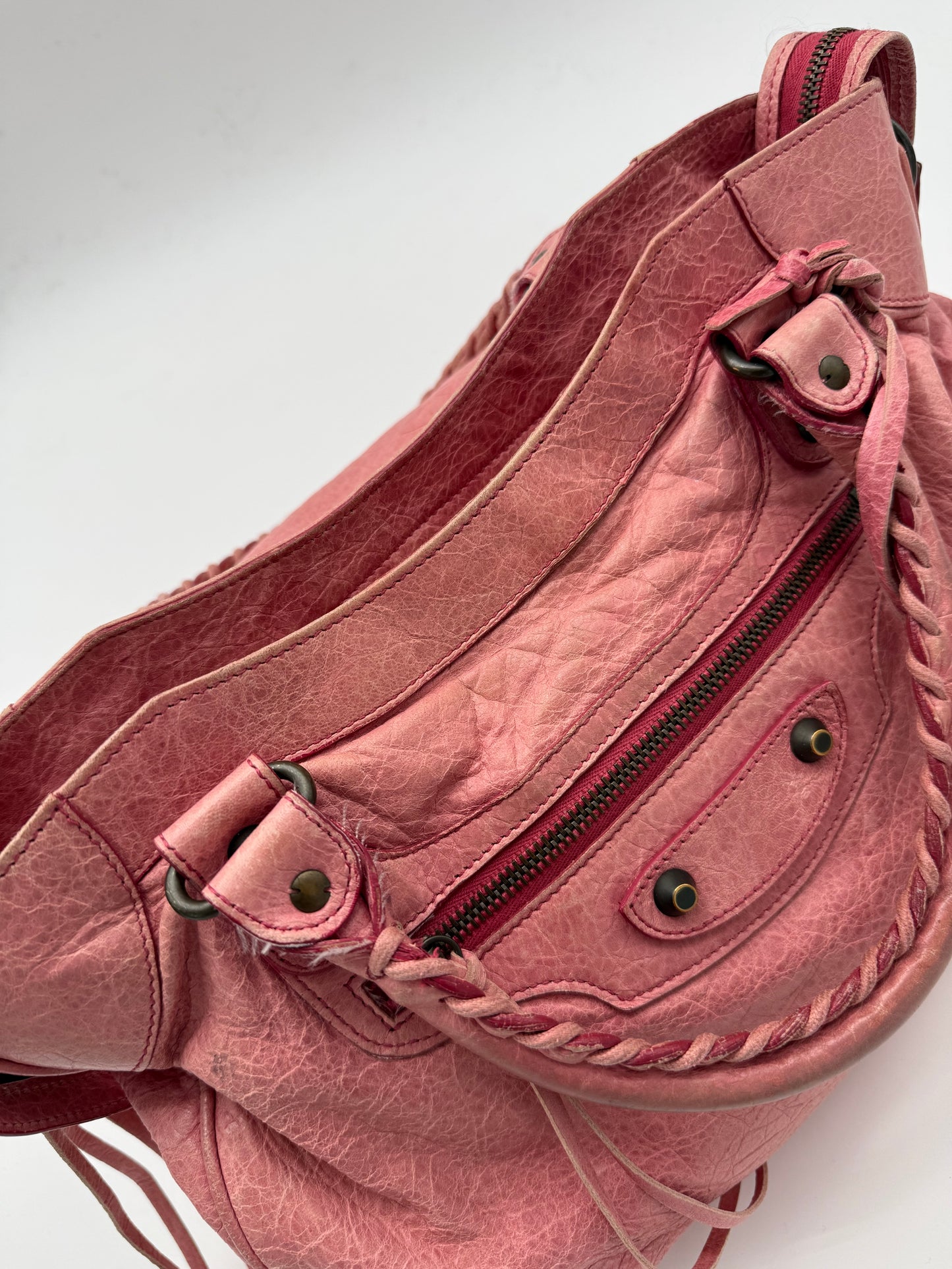 Balenciaga Classic City Bag – Pink Leather