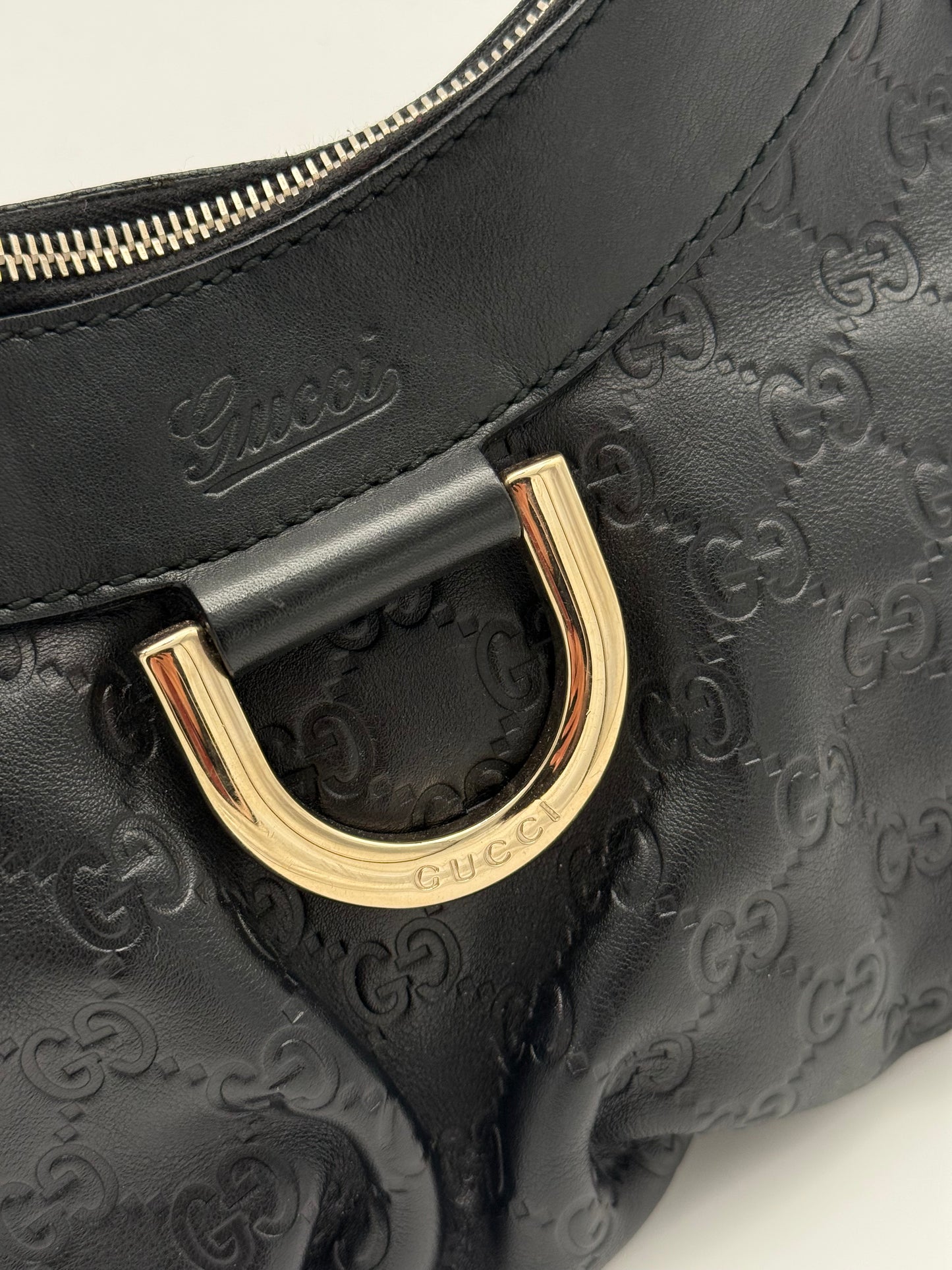Gucci Guccissima Leather Shoulder Bag