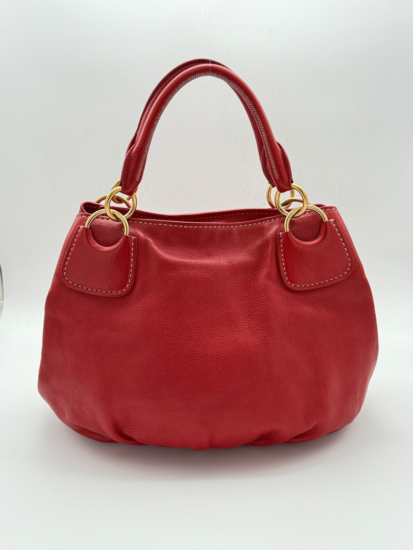 Miu Miu Vitello Lux Bauletto Tote