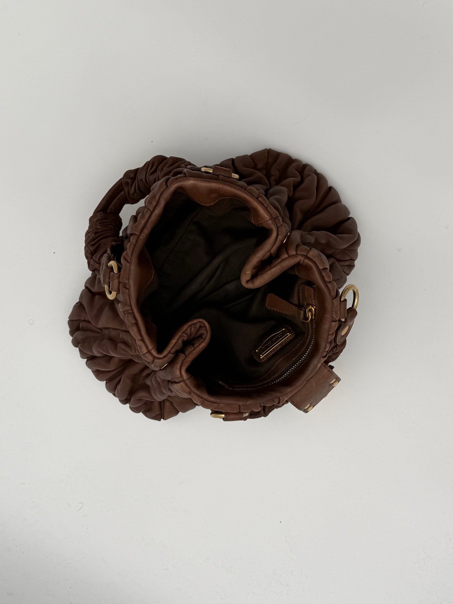 Miu Miu Matelassé Leather Handbag