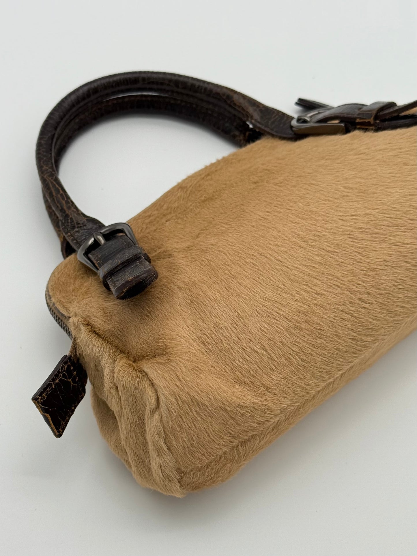 Miu Miu Brown Pony Hair Handbag