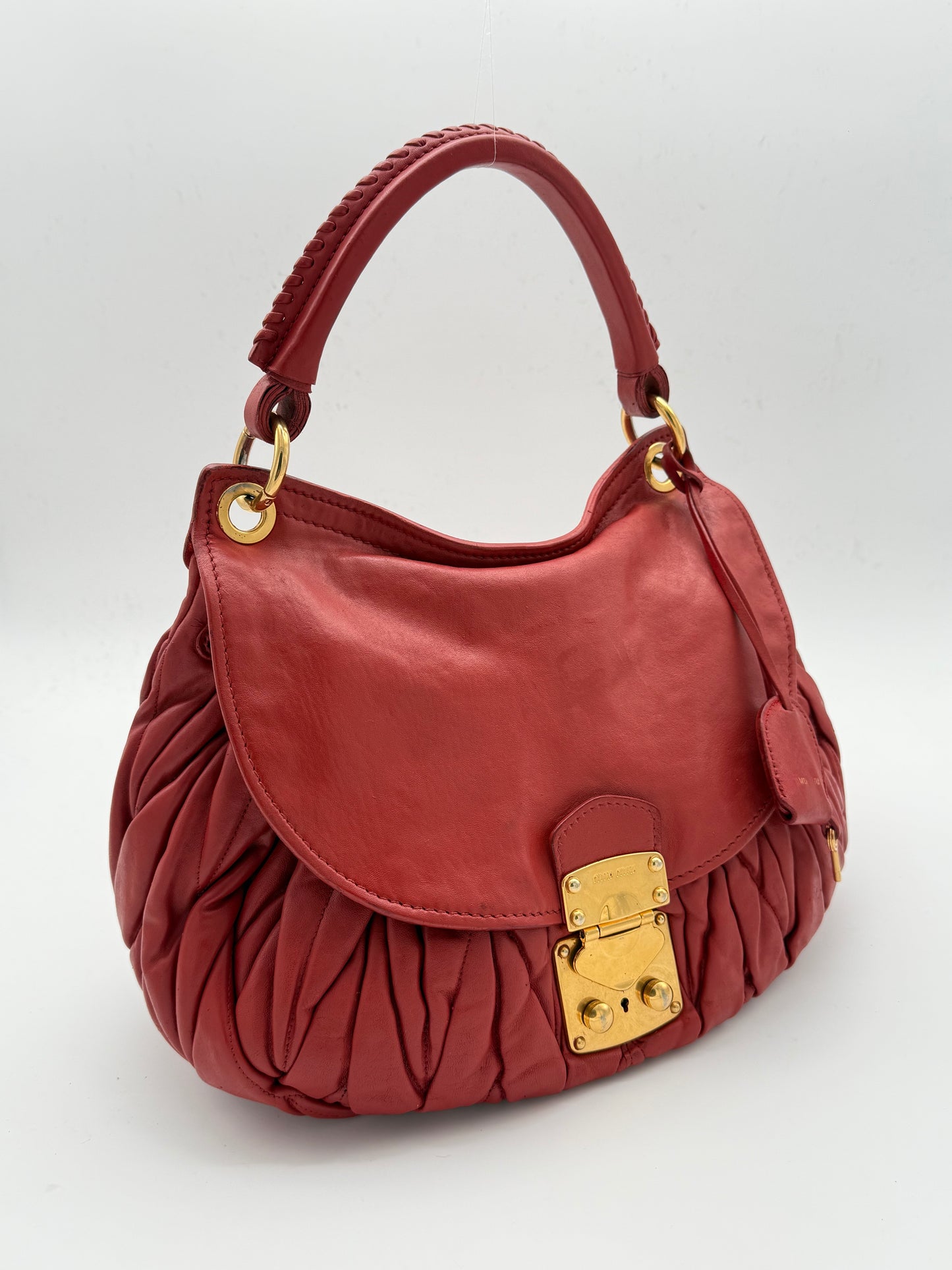 Miu Miu Matelassé Leather Flap Shoulder Bag