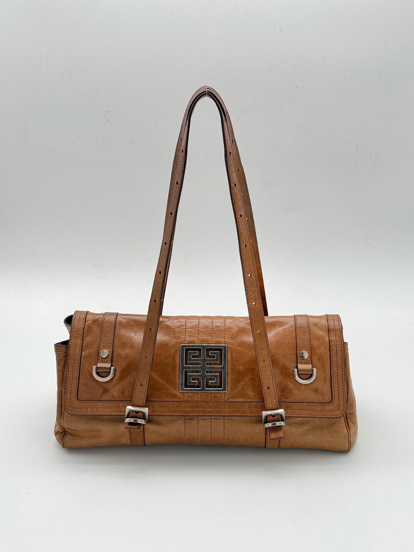 Givenchy Crinkled Leather Shoulder Bag