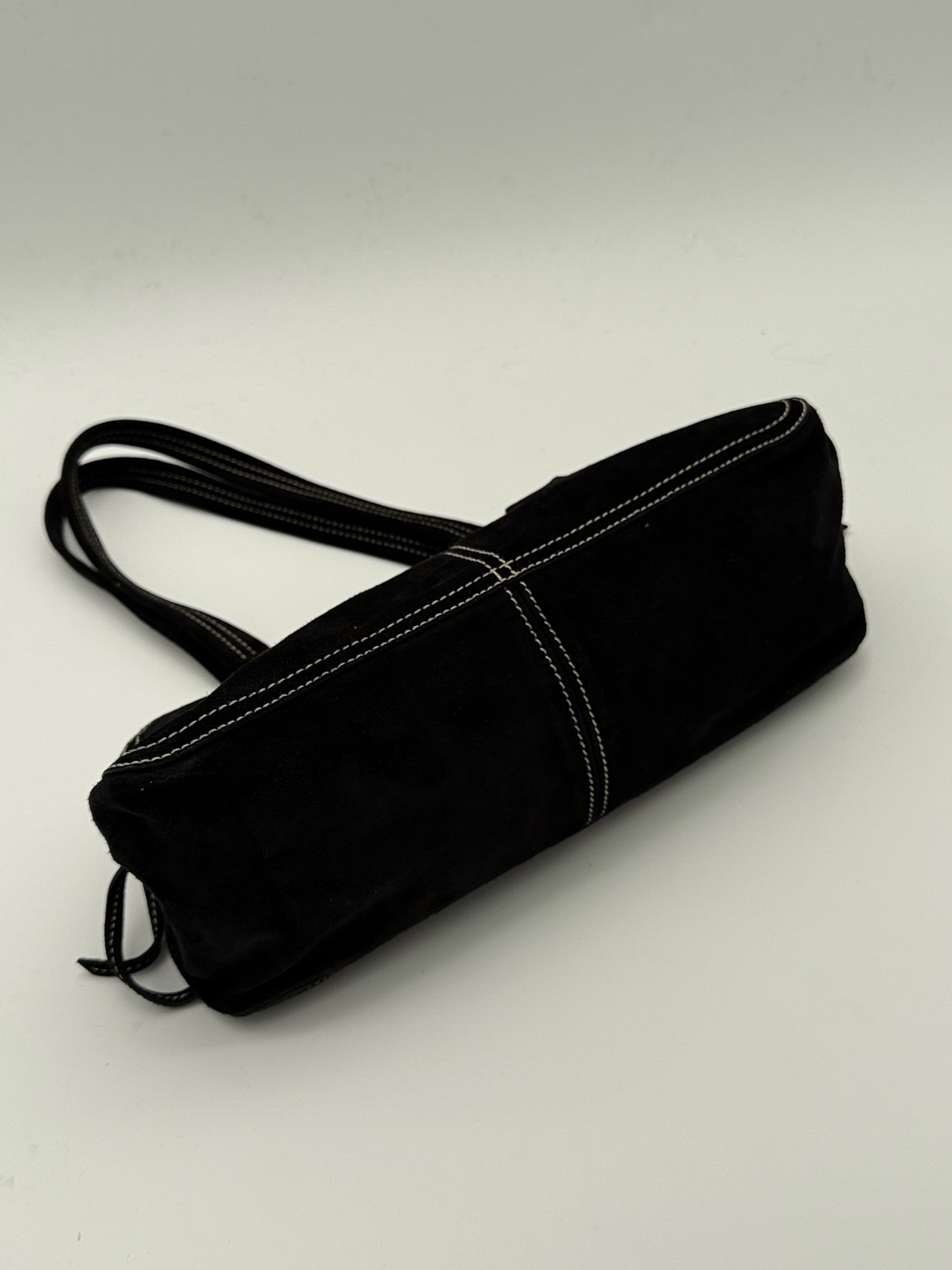 Prada Suede Shoulder Bag