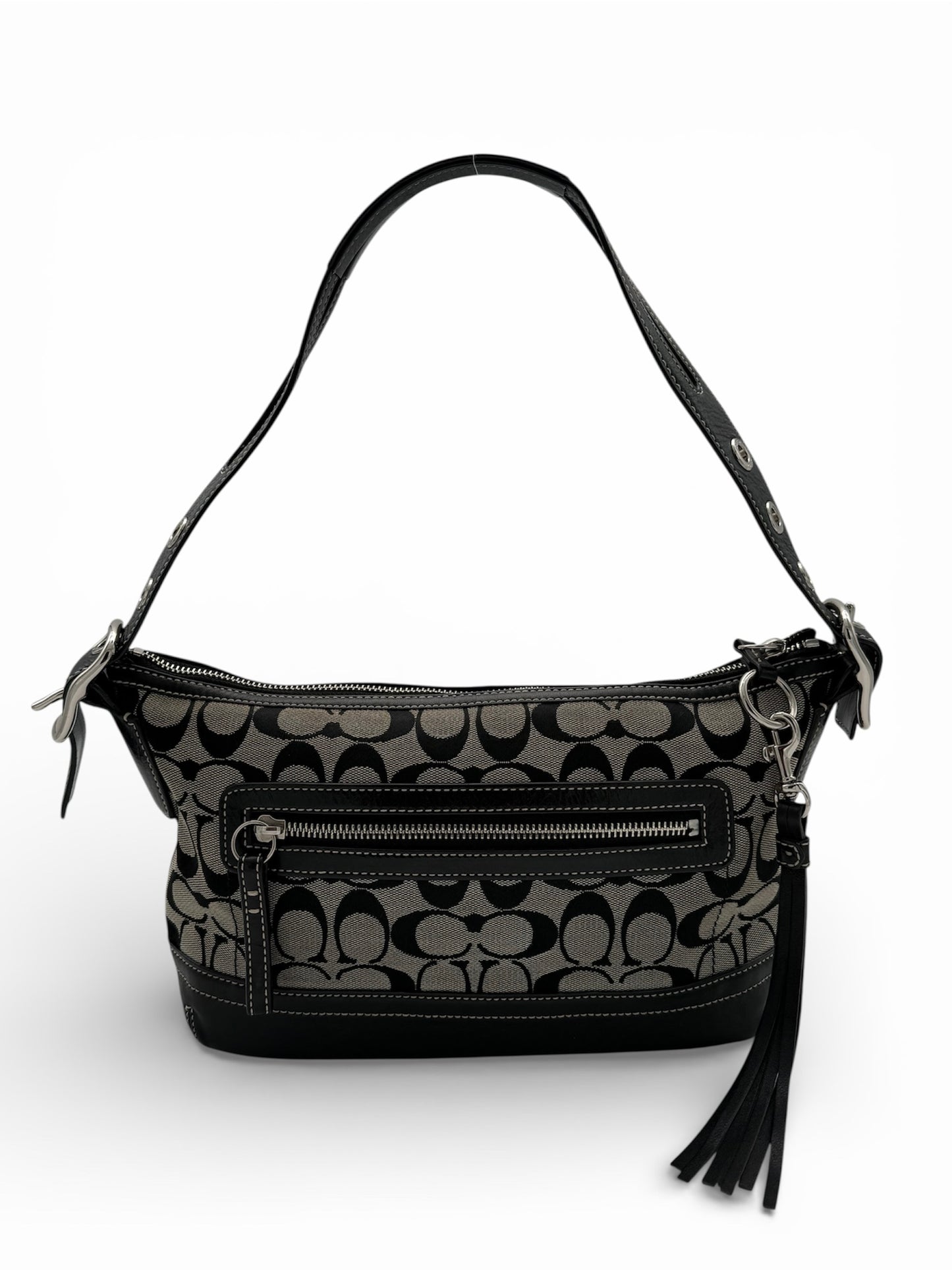 Coach Signature Jacquard Shoulder Bag