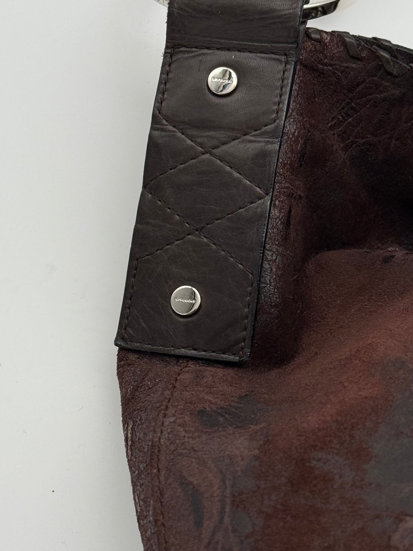 Givenchy burgundy Suede Shoulder Bag
