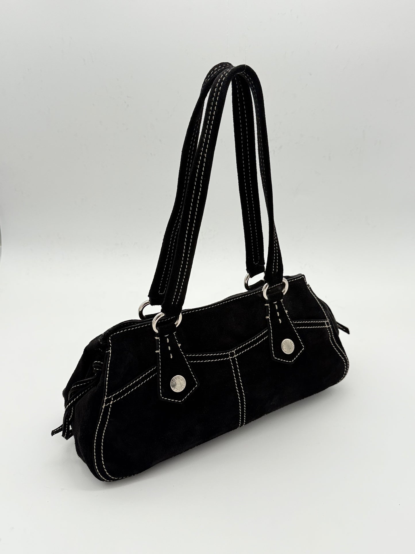 Prada Suede Shoulder Bag