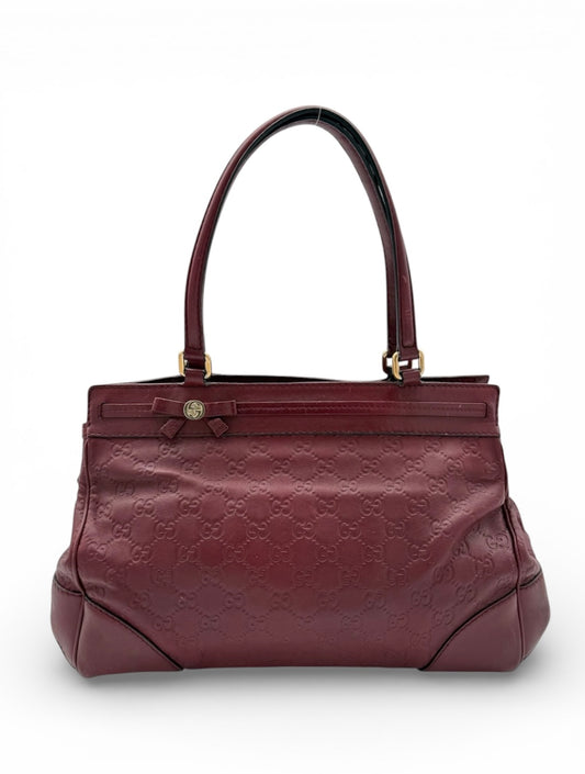 Gucci GG Embossed Leather Tote