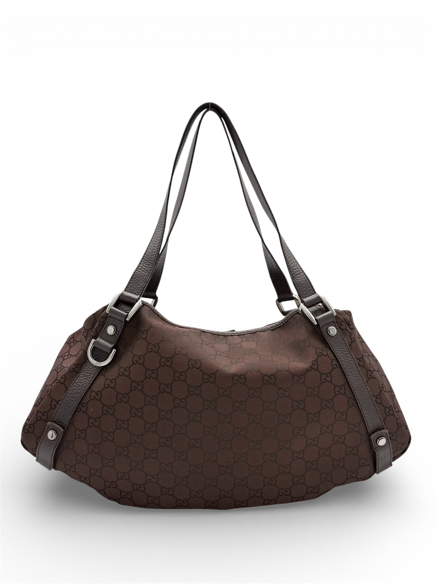 Gucci Abbey GG Monogram Canvas Shoulder Bag