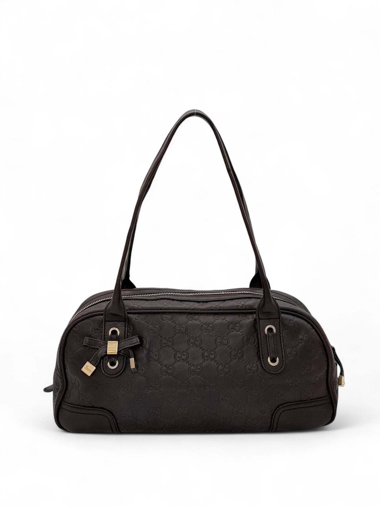 Gucci Princy Dark Burgundy GG Leather Bag